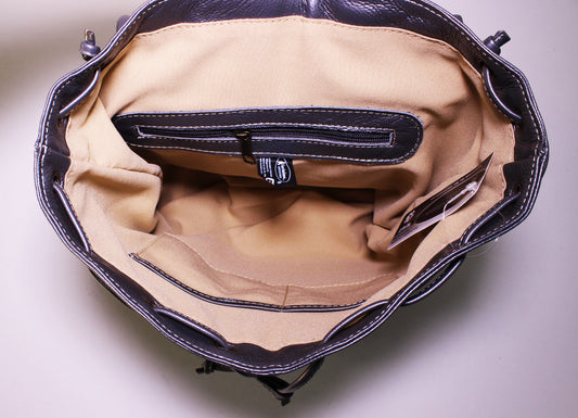 Bolsa Mochila de piel (N°10 Kueri) BO3610