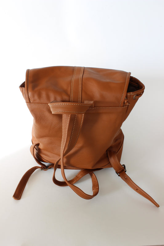 Bolsa Mochila Bag Pack N°09 Kueri Piel Vacuno BO3609