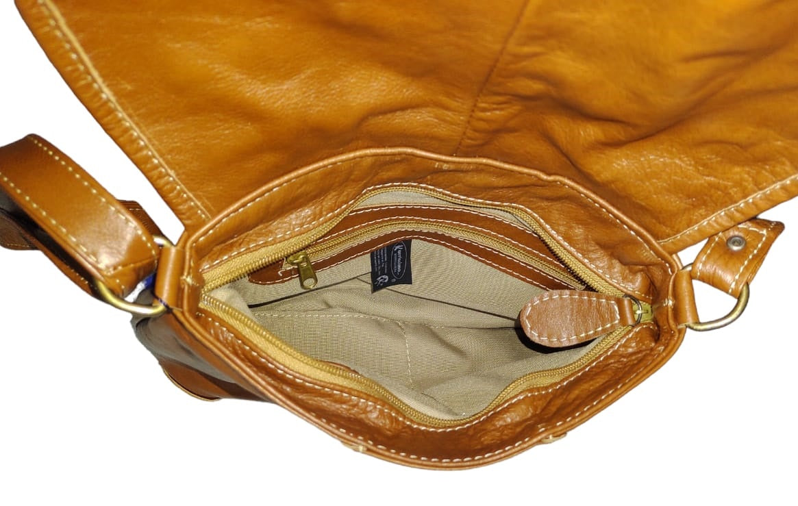 Bolsa de piel estilo crossbody (N°27 Kueri) BO3627