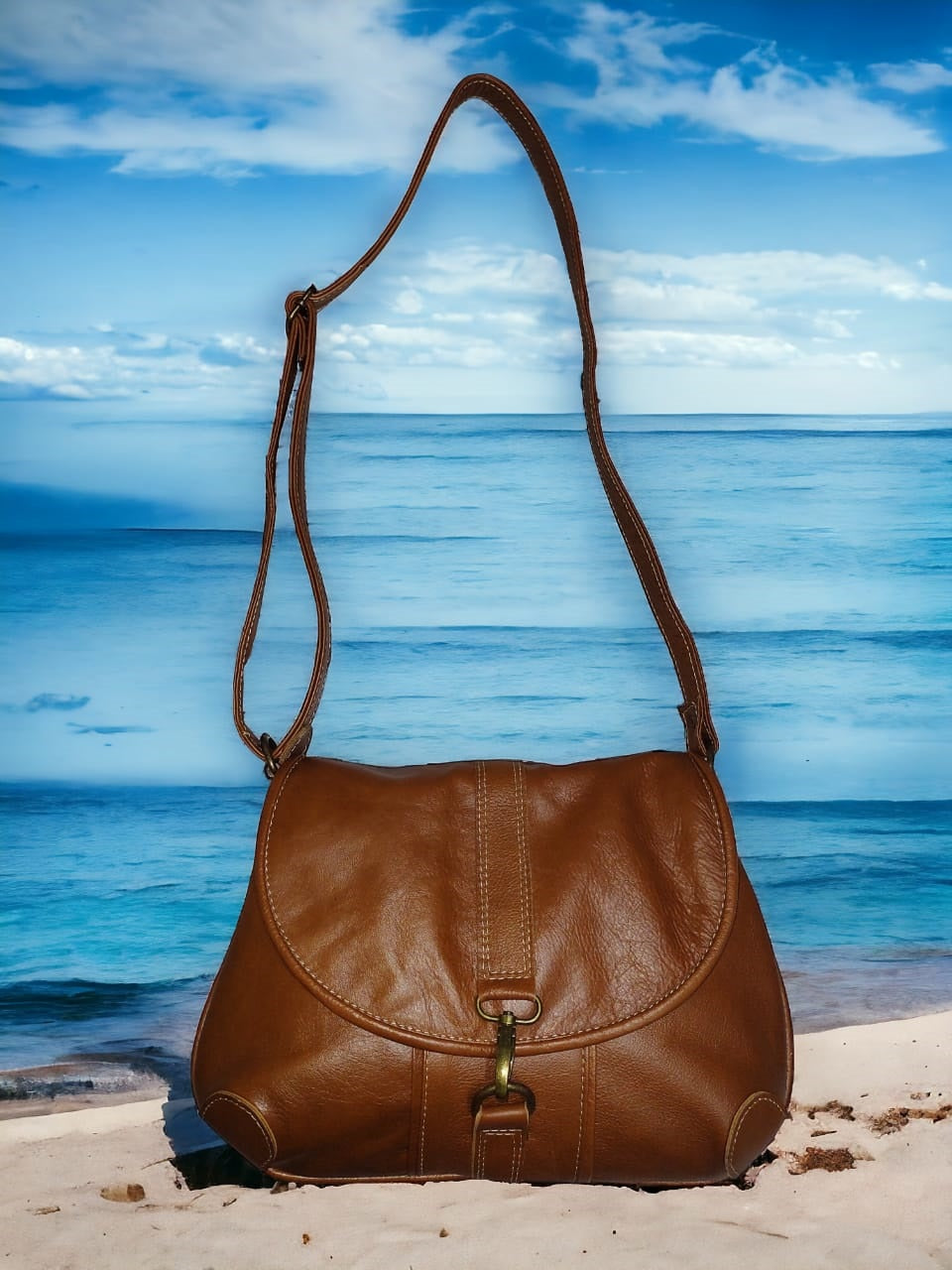 Bolsa de piel estilo crossbody (N°27 Kueri) BO3627