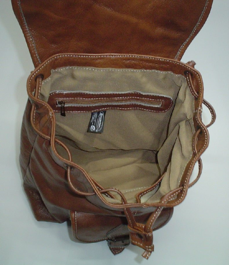 Bolsa Mochila de piel (N°10 Kueri) BO3610